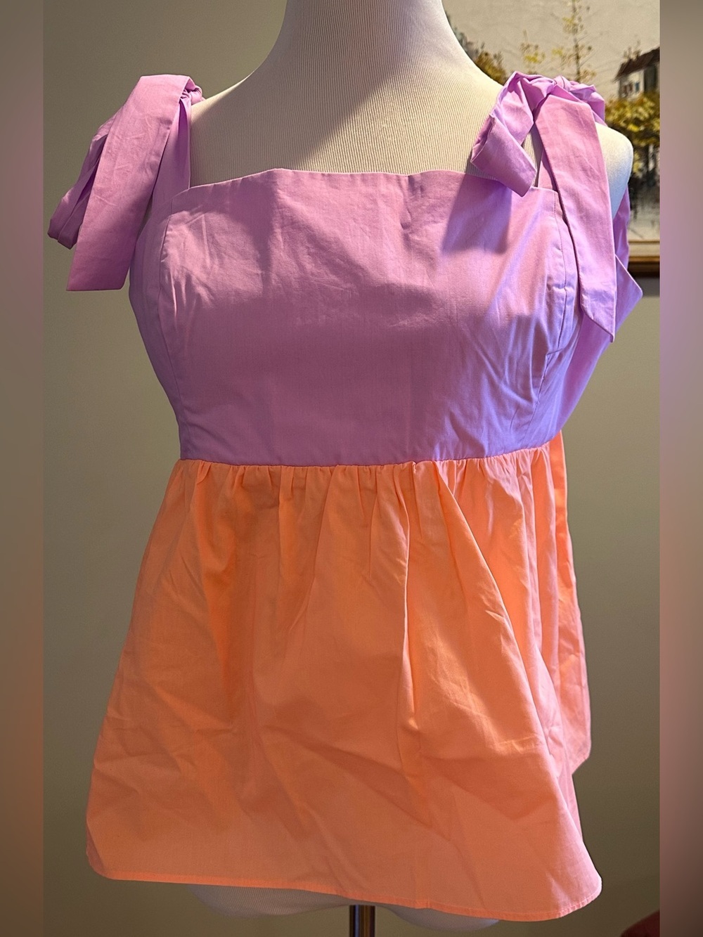 Lilly Pulitzer Anlee Cotton Top Purple Iris PB Bellini NWT 16